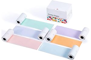 Phomemo Printer Paper M02: Experience Colorful HD Thermal Stickers for Memorable Creations