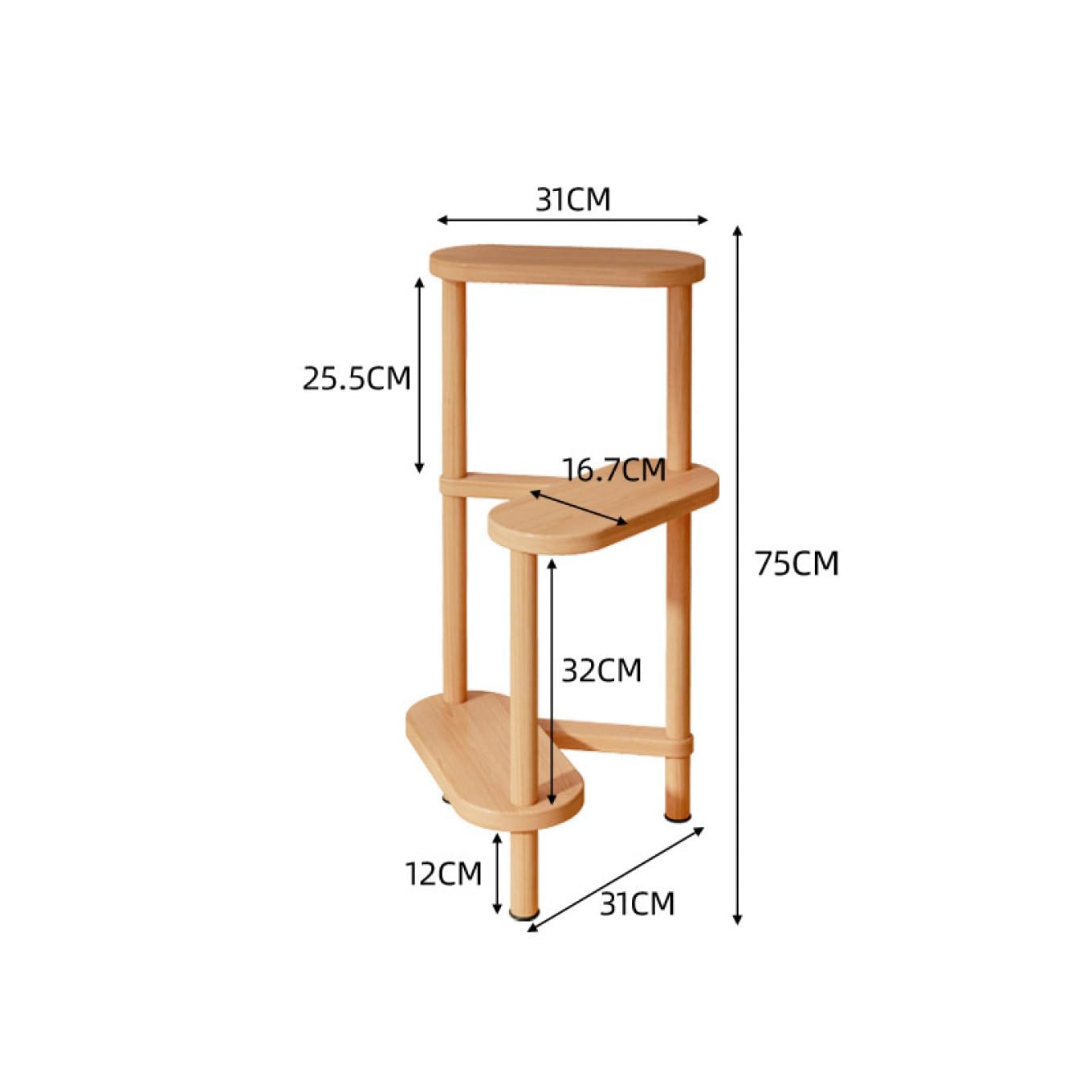 Amazon.co.jp: [GZGZ] フラワースタンド 屋外 フラワーラック 花棚