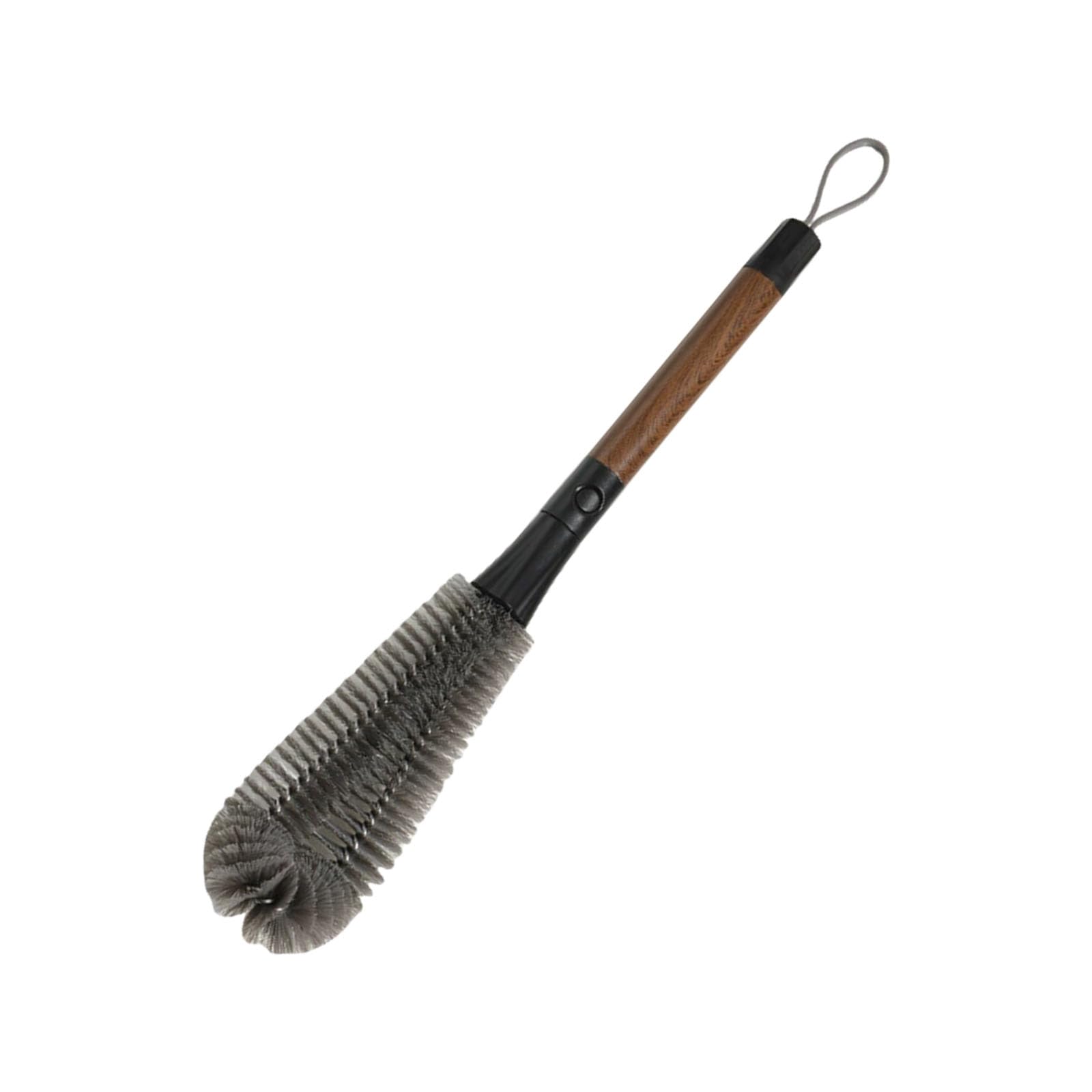 Kalttoy Modifiable Corner Scourer with Suspended Cycle Soft Not Scratch Bristles Cleans Delicate Drinkware Efficiently Flexible Bottle Cleaning Brush
