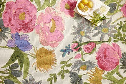 Image of Loloi Botanical Collection BOT-01 Ivory /Multi 6'-7 inch x 9'-4 inch Area Rug