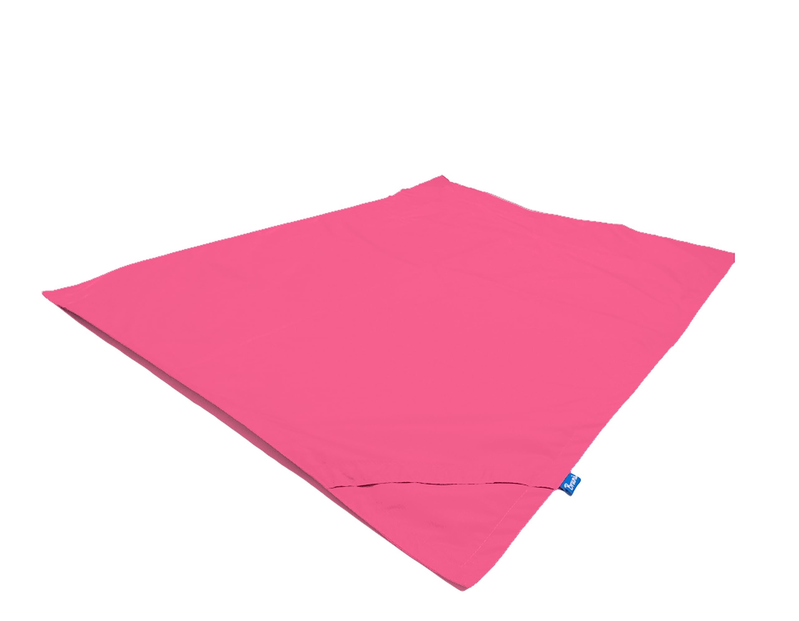 Bruni Fodera intercambiabile per sacco di pouf rettangolare da 180 x 140 cm, materiale impermeabile, adatto per interni ed esterni, estremamente robusta (rosa)