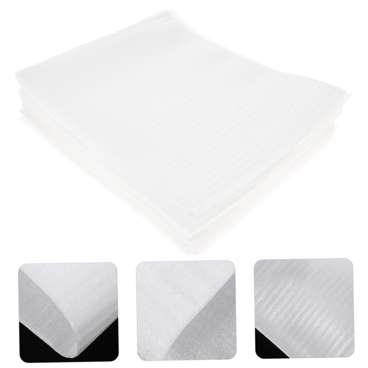 Bolsas de Espuma Antiestática de Color Blanco 300 Piezas Epe | Ligero y Versátil, para Teléfonos y Platos, Material de Embalaje para Mudanzas y Envíos