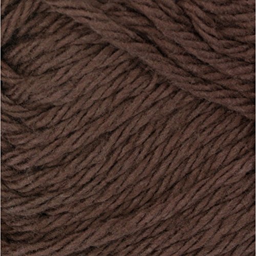 Image of Bernat Handicrafter Cotton Solids Yarn, 1.75 oz, Gauge 4 Medium, 100% Cotton, Warm Brown