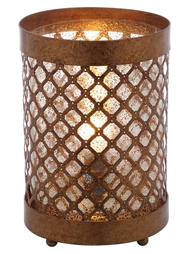 Lámpara de Mesa SAFAVIEH Borden Oro Antiguo 12 pulg Set 2