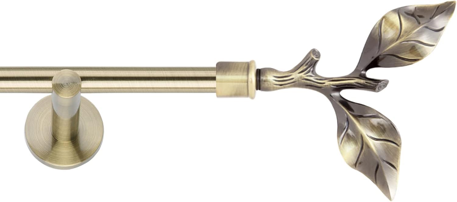 Karnisz 16 mm 1-biegowy antyczny złoty metal, 180