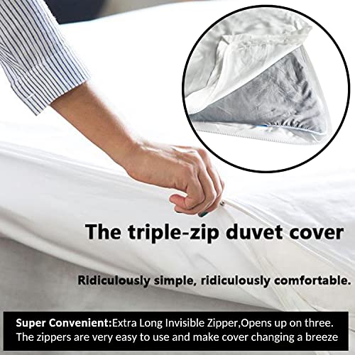 Funda nórdica con cremallera de Tencel para un dormitorio natural 4