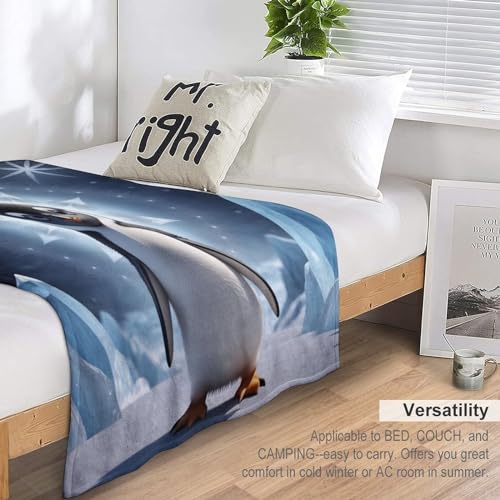 Couverture pingouin pour des soirées cocooning douillettes sur le canapé - 7
