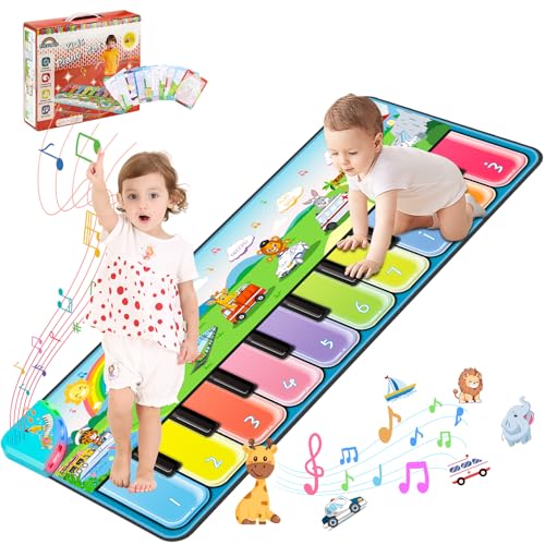 FUCEORUY Piano Mat Musical Toys for Toddlers 1-3, Sensory Learnin...