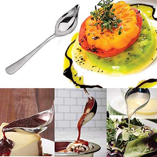 Rivoean Culinary Specialty Tools,Professional Chef Plating Kit, 7 Piece, Stainless Steel
