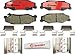 Brembo P10047N Premium Ceramic Rear Disc Brake Pad Set CADILLAC/CHEVROLET OE# 89026853