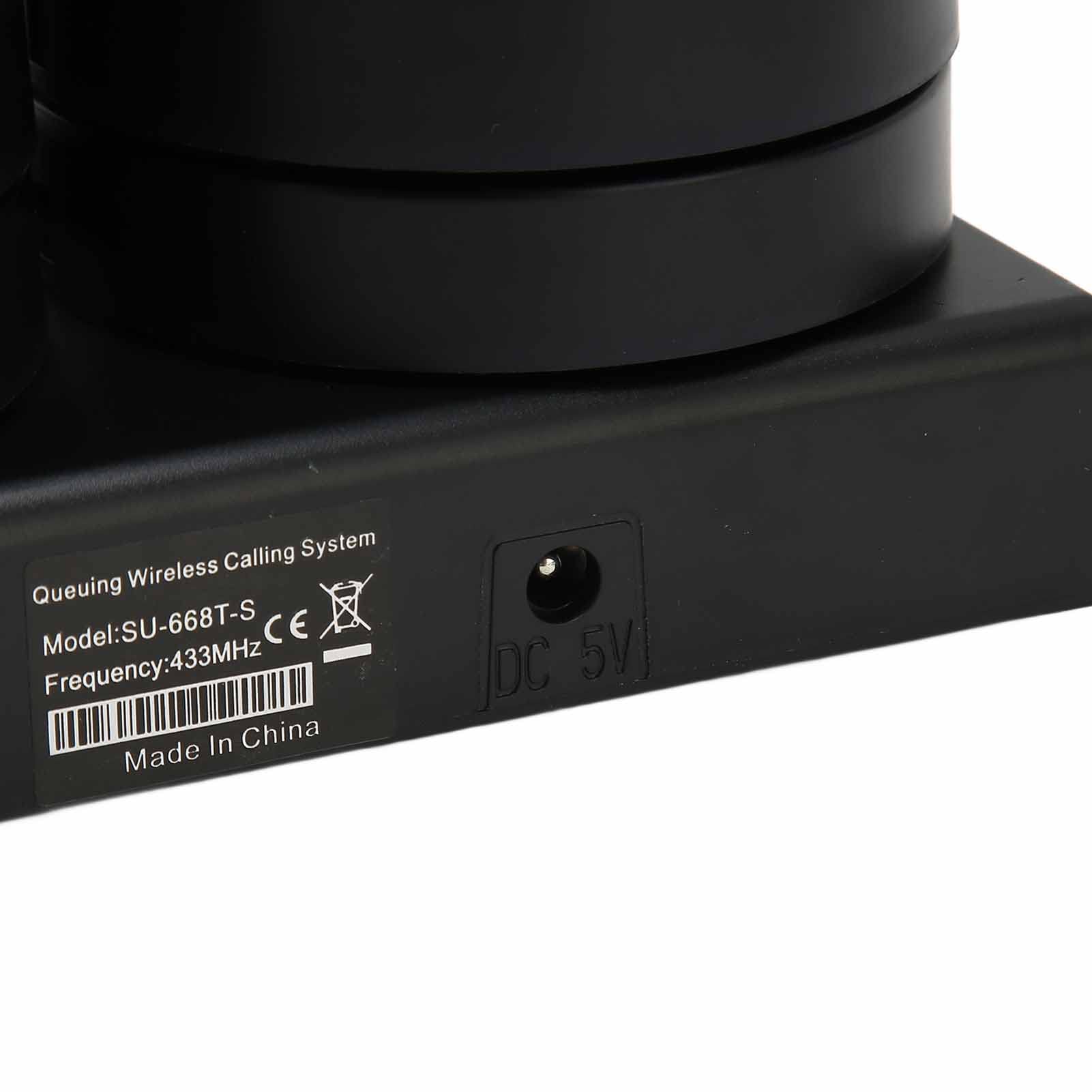 ASHATA di Chiamata Wireless da 1 a 10 Ristoranti, di Chiamata Wireless per Ospedali, Sistemi di Cercapersone per Ristorante Plug And Play con Chip Professionale a 20