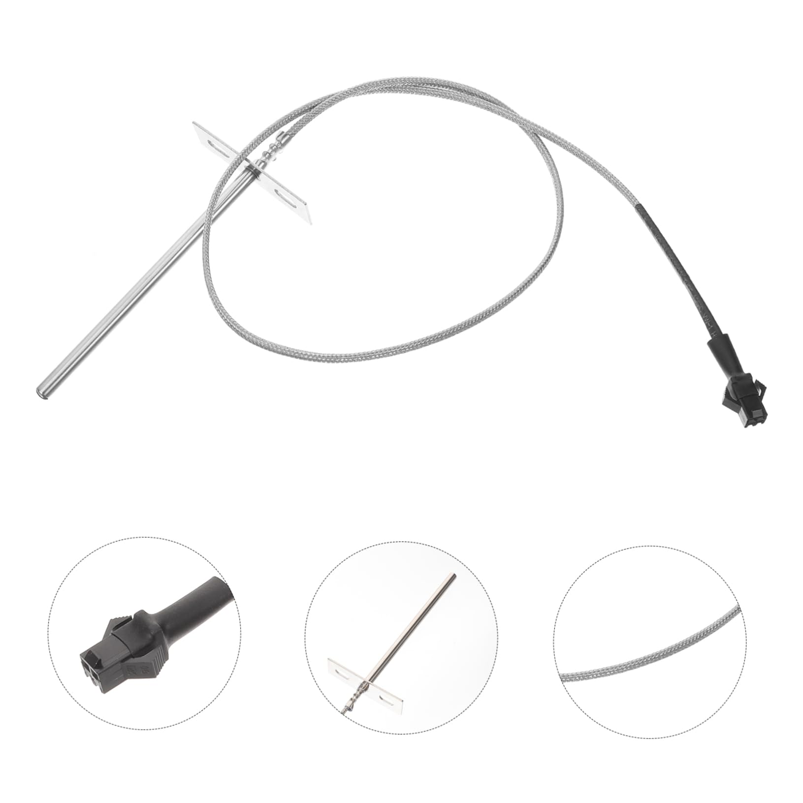 Mipcase 5sets Termometro Per Barbecue Prolunga Facile Installare Per e Affumicare Accessorio Resistente Temperature Per Ottimale
