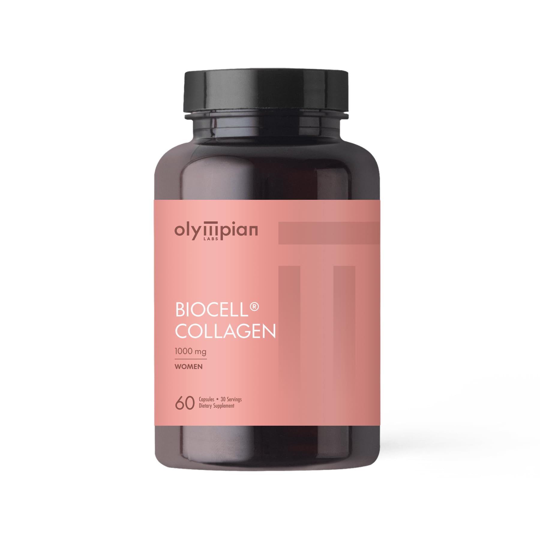 Olympian Labs Biocell Collagen Improve Skin Hydration, Reduce fine Lines & Wrinkles, Supports Joint Comfort and Mobility, 60 Capsules