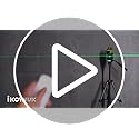 IKOVWUK Laser Level, 3x360° Cross Line Laser for Construction and Picture Hanging, 12 Green Lasers with Self-leveling, 3D Vertical & Horizontal Line, Level Tool with 5200 mAh Rechargeable Battery