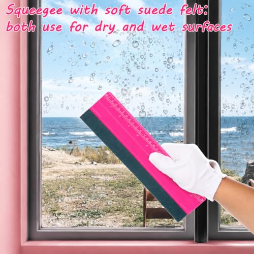 Image of Felt Squeegee, 12 Inch Vinyl Squeegee Tool Window Tint Squeegee