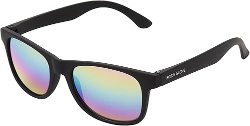 Body Glove Cool Dude WAYSHAPE - Lentes de sol color negro, 1.890in, Negro -