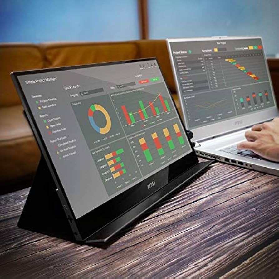 MSI ポータブルモニター　MAG161V MSI モバイル液晶モニター Optix MAG161V
