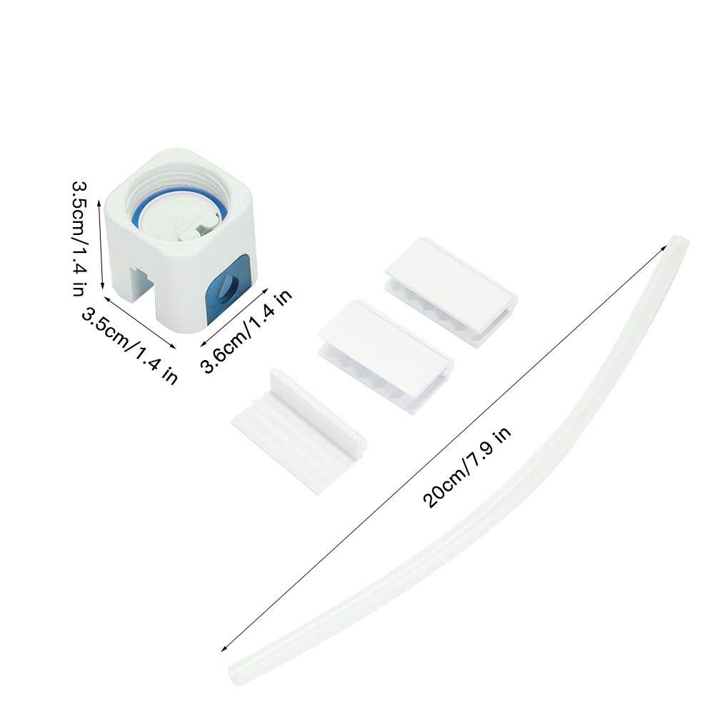 Juego de Dispositivo de Suministro de Agua automático para Dispositivo Agua para el Tanque de Peces de Acuario Juego de Dispositivo de Suministro de Agua Controlador para Aquarim Fishtank(Azul)