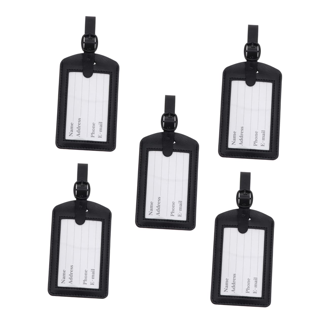 LIFKOME 15pezzi Etichette Per in Pu Targhette Regolabili Per Valigie Resistente e Accessori Per Design in