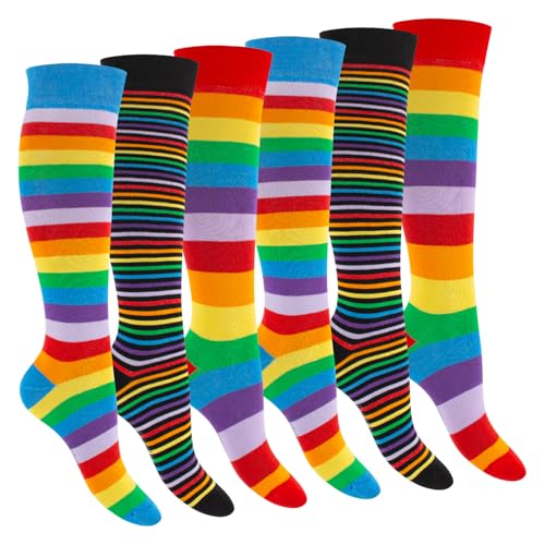 Footstar - Lot de 6 paires de chaussettes à rayures