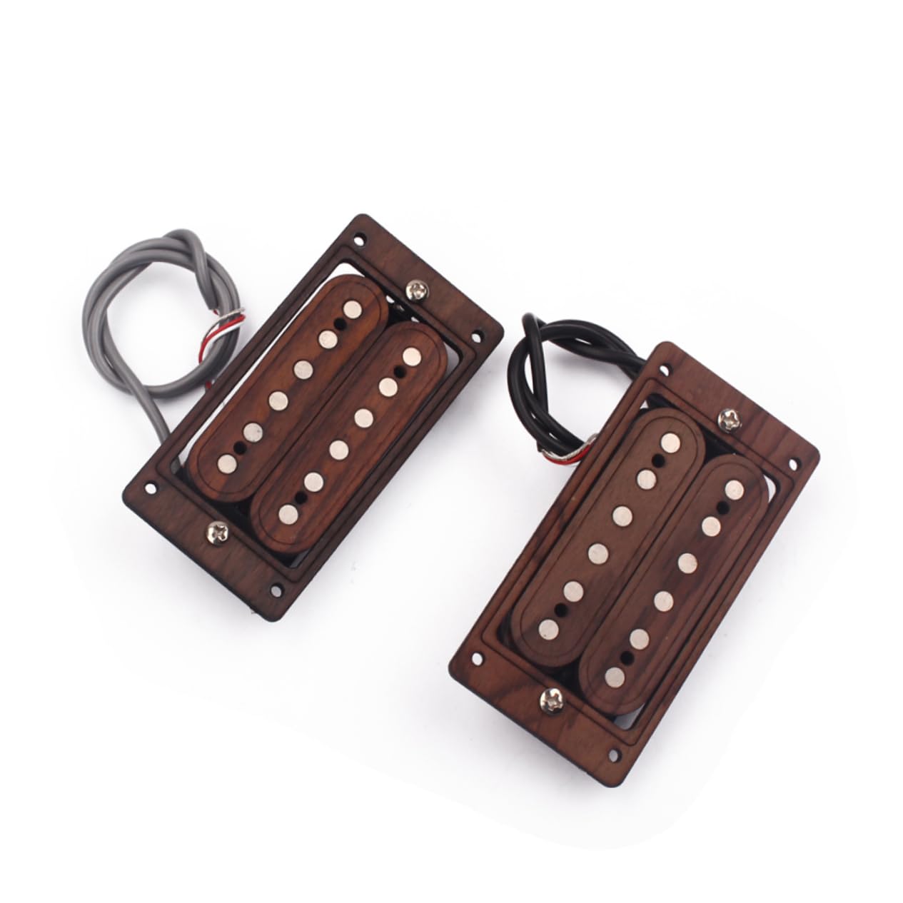 BESTonZON Pickup Per Chitarra Elettrica Humbucker in Palissandro Corde Parti Di Ricambio Per Manico Ponte Filo Di Rame Alnico