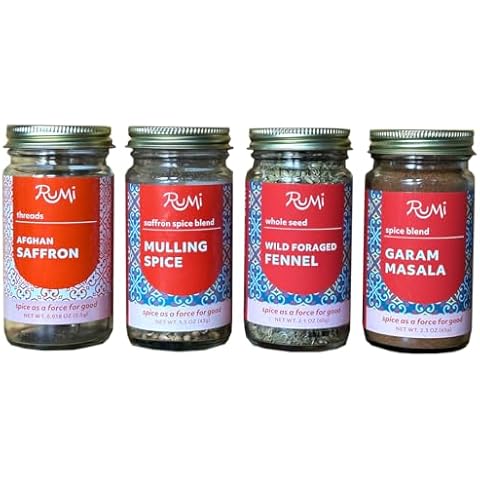 Rumi Holiday Spice Gift Set | Saffron Threads, Mulling Spice, Fennel, Garam Masala Cover