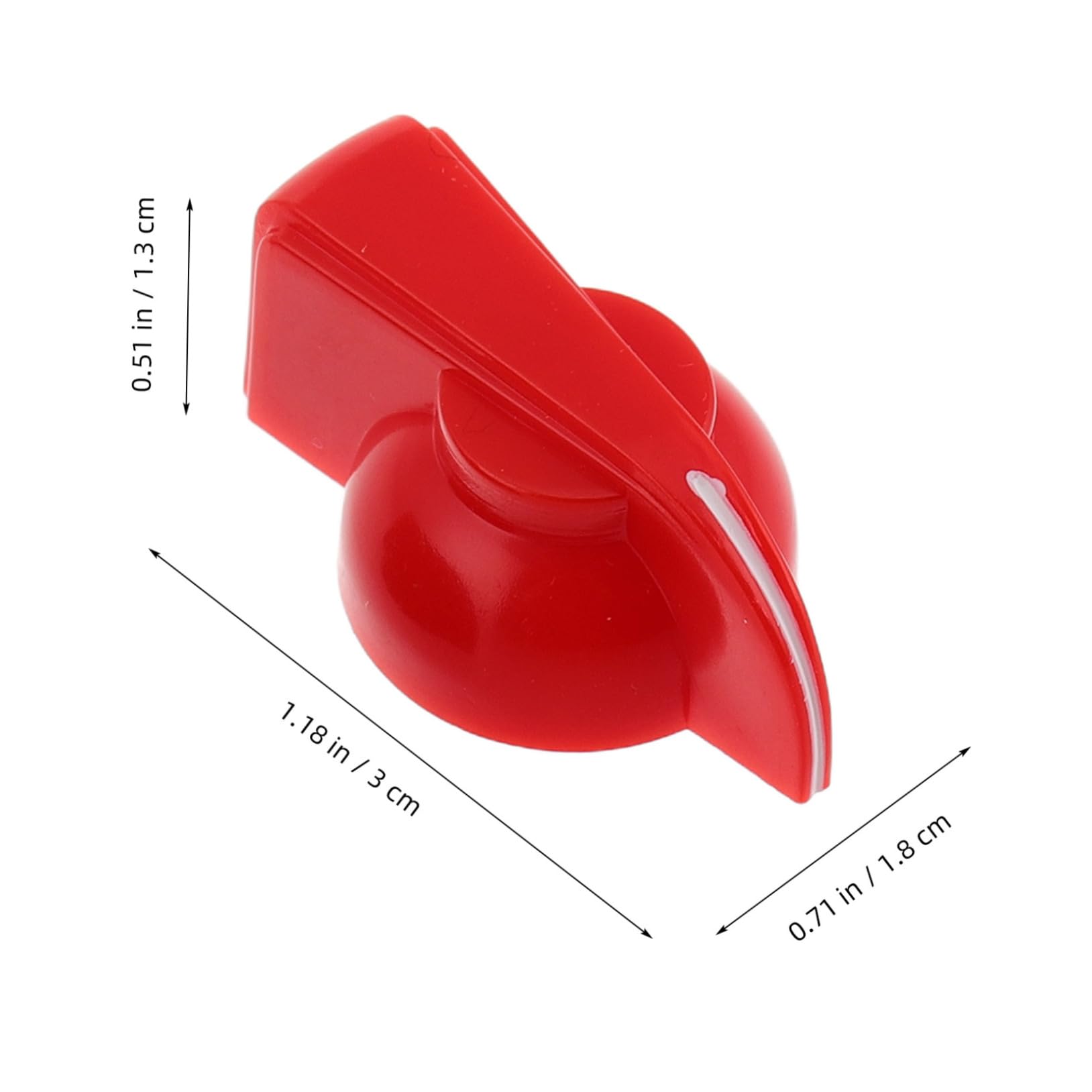 HANABASS 8pcs Volume Tone Control Knobs for Audio Durable Potentiometer Knobs for Bass Guitar Speakers Easy Installation Precision for Enhanced Audio Experience