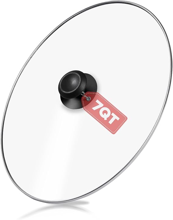 Oval Glass Lid 7 Quart Replacement For 7qt Slow Cooker SCV700SS Crock Pot