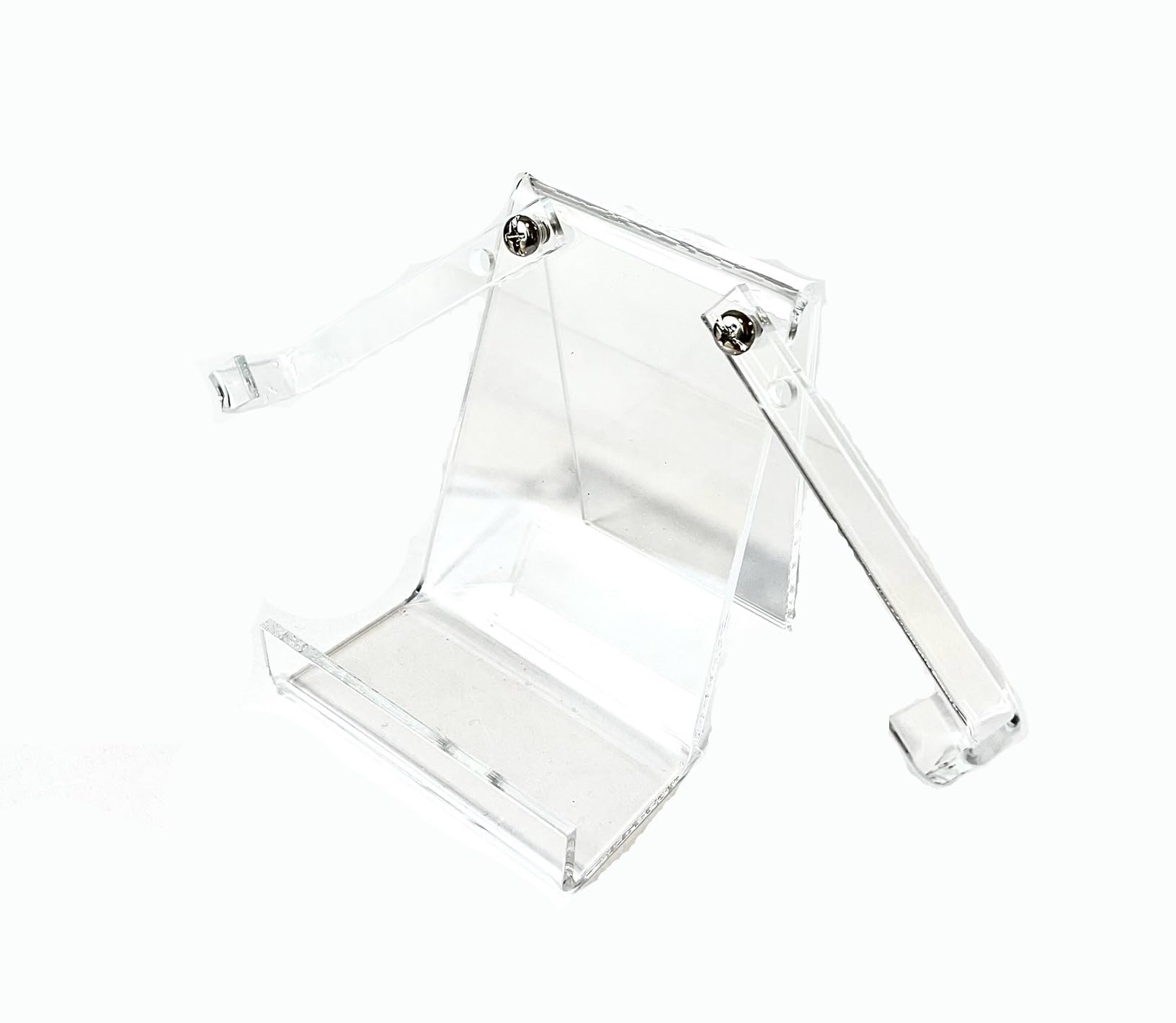 Clearco Clear Fan Display Stand Holder Easel for Collector Antique Folding Hand Fans (Small)