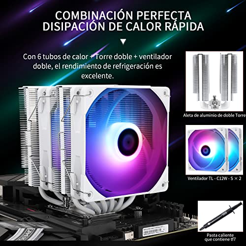 Ventirad Thermalright Peerless Assassin 120 White ARGB idéal pour votre setup gaming blanc