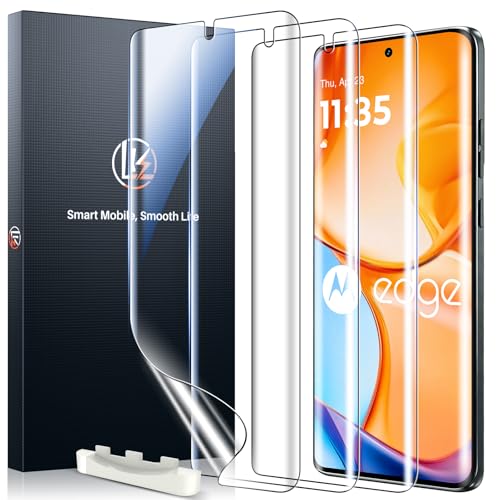 LK 3 Pack for Motorola Edge 2025 Screen Protector Premium Soft TPU (Not Glass) Self-Healing Full Coverage Touch Sensitive Anti-Fingerprint HD Clear Screen Protector for Moto Edge 2025