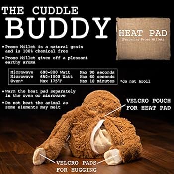stuffed animal heating pad for cramps