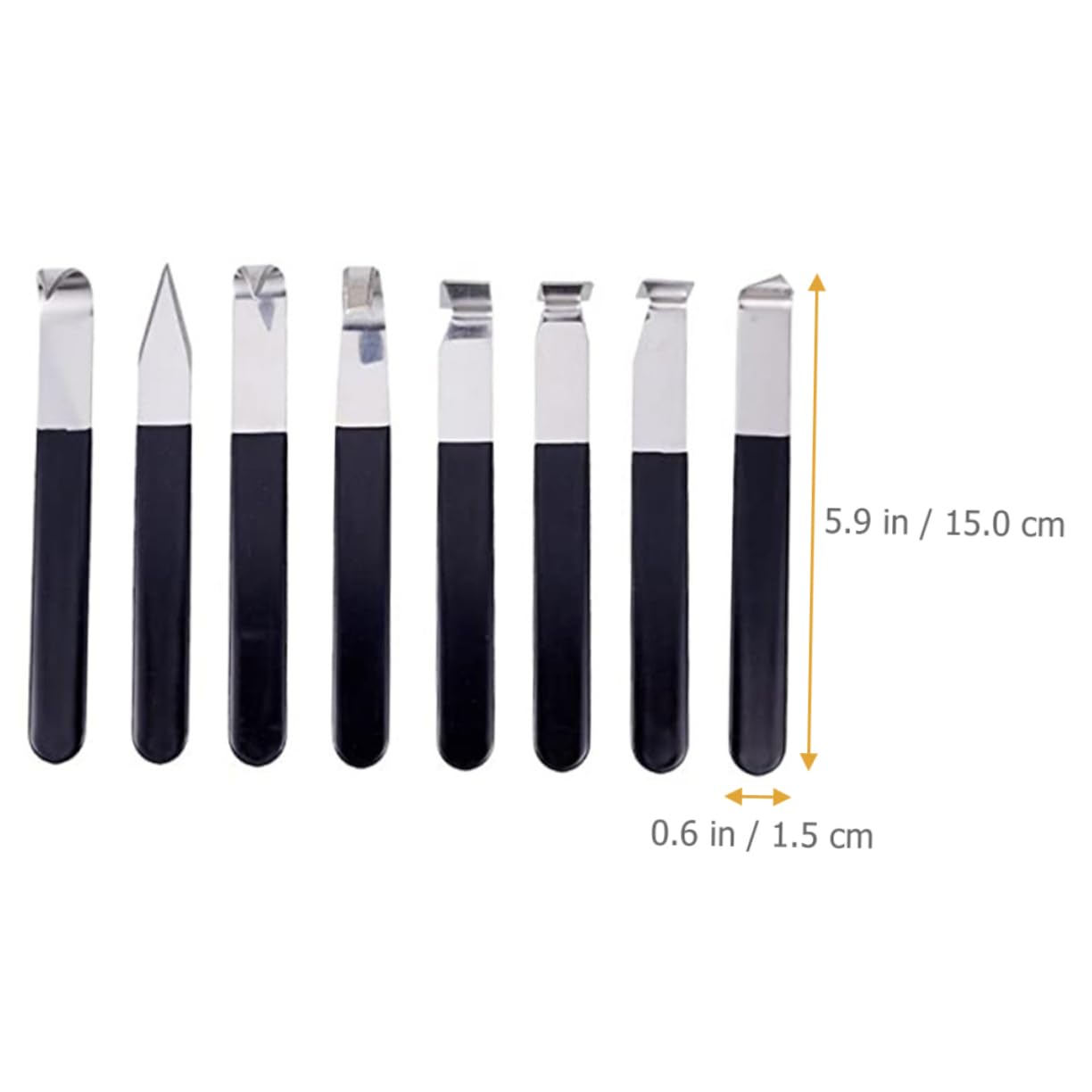 DOITOOL 8 De Acero Inoxidable Para Recortar Modelar Y Moldear Moldes Manuales Para Cerámica Arcilla Escultura Cortadores De Arcilla Cerámica Arcilla Herramientas De