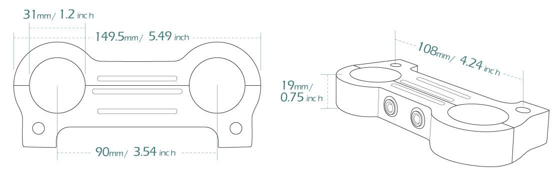 Harley-Davidson メーターステー Amazon | KiWAV バイク用メーターステー ゲージマウント