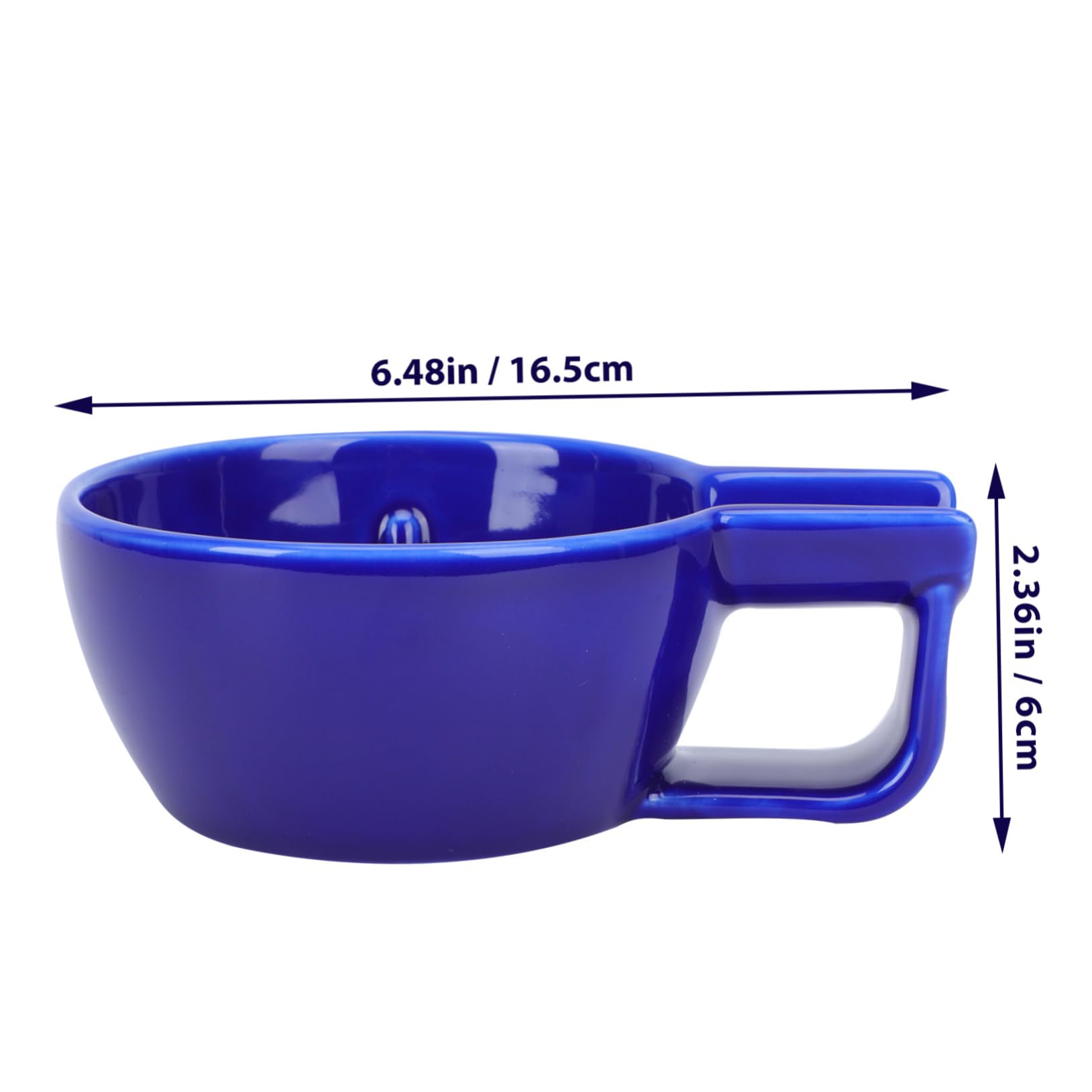 Ciotola Da Barba in Ceramica, Set, Recipiente Grande Per Schiuma Da Barba Resistente, Strumento Da Per Rasatura Maschile, Adatta a Saloni e Uso Familiare