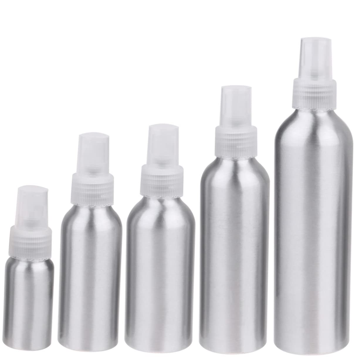 WOONEKY 10stücke Teiliges Aluminium Sprayflasche Nachfüllbare Travel Bottles Mit Transparentem Sprühkopf Für Parfüm Und Flüssigkeiten