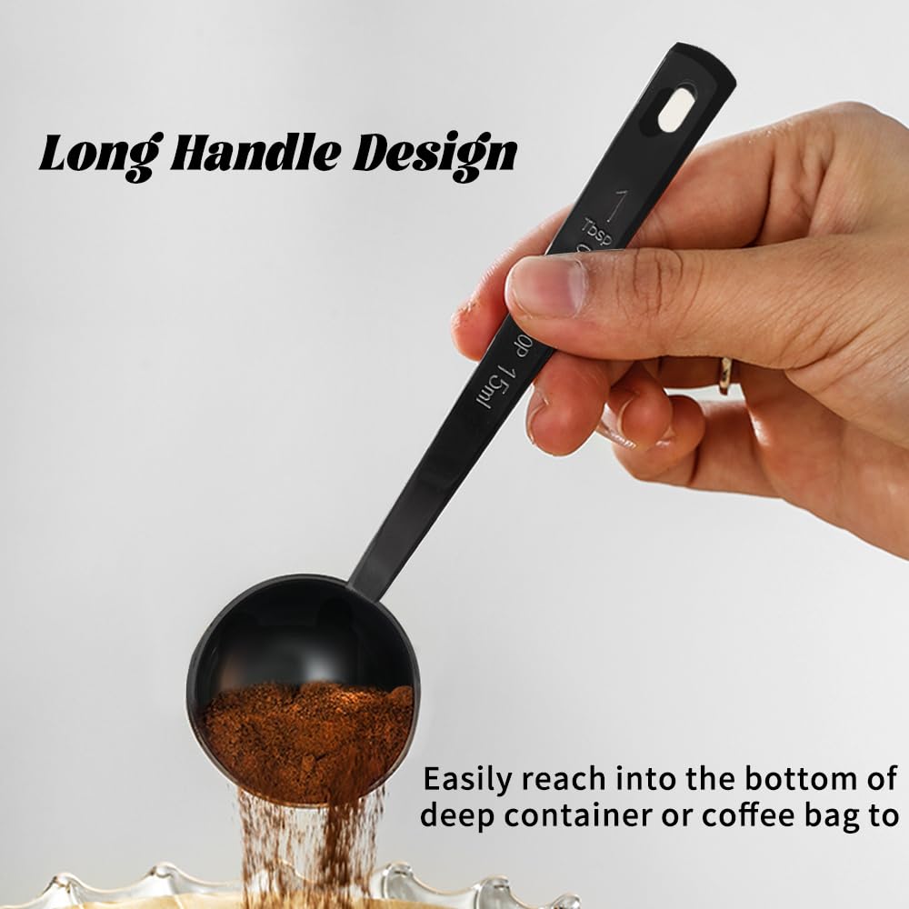 Lot De 3 Cuillères Doseuses En Acier Inoxydable – Capacité 15 Ml (1 Cuillère à Soupe) – Long Manche 11 Cm – Pour Café, Protéines, épices – Lave-vaisselle