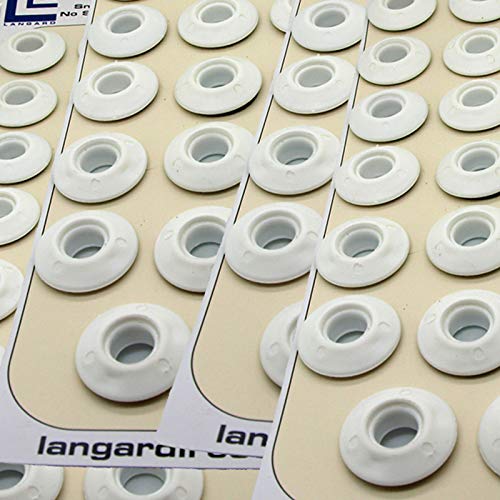 Langard 12mm White Snap 'n' Tap Eyelets Pack of 100pcs
