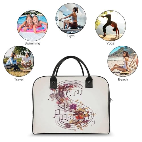 Maletín Floral Ligero para Laptop Unisex miniatura 4