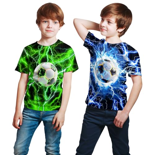 Tie Dye Shirt Kids Neon Shirts for Boys Girls Crewneck Short Sleeve Tee 6-16 Years3