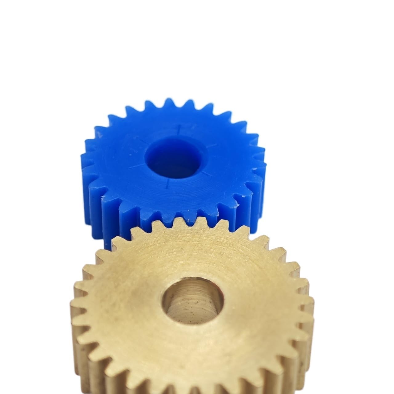 GTPBAO Pignon cylindrique en cuivre 0,6M 130T, module 0,6, diamètre 79,2 mm, épaisseur 5 mm, roue dentée droite plate arbre matériel(20mm bore)