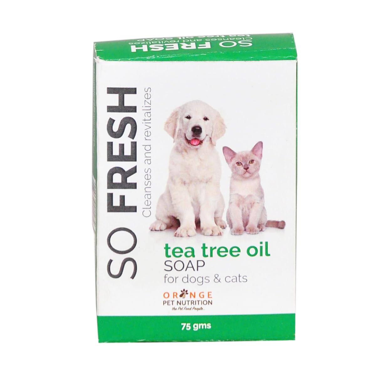 Orange Pet Nutrition Tea Tree Oil Bath Soap for Dogs & Cats, Flea & Tick Repellent, 75g - Natural Antibacterial & Anti-Fungal Soap for Shiny Coat & Fresh Scent (B0CV9PM76D) Amazon Price History, Amazon Price Tracker