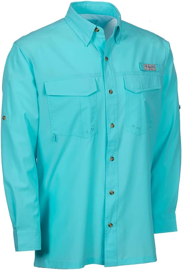 Bimini Bay Outfitters LTD Bimini Flats V Men's Long Sleeve Fishing Shirt Featuring BloodGuard Plus - Image 4