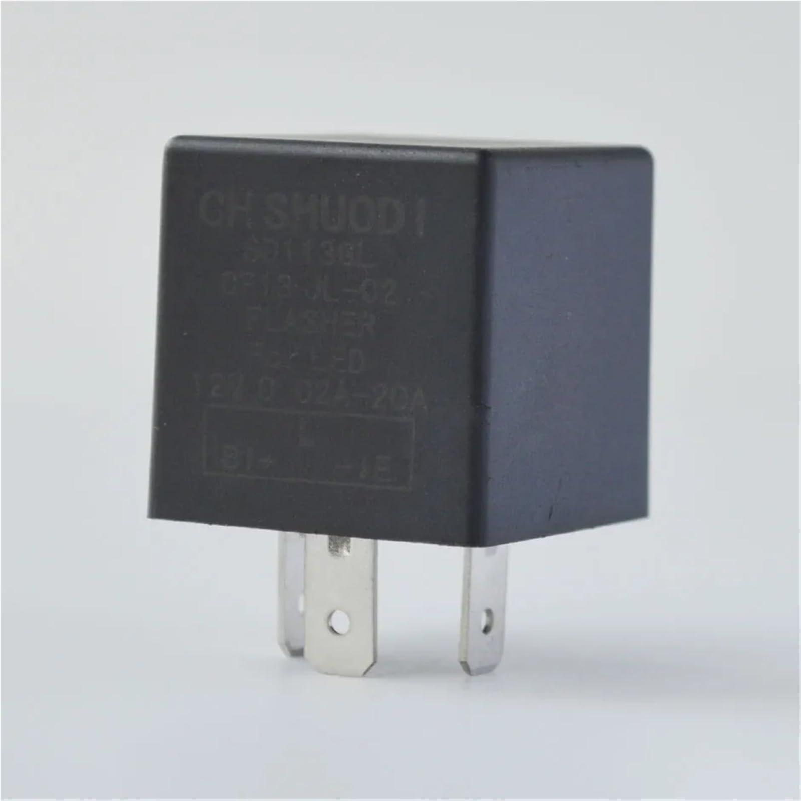 Misura per auto 3-Pin CF13 JL-02 0.02A 20A 12V Relè lampeggiante per LED Fix Indicatori di direzione Hyper Flash 3 Pin(5 PCS Relay)