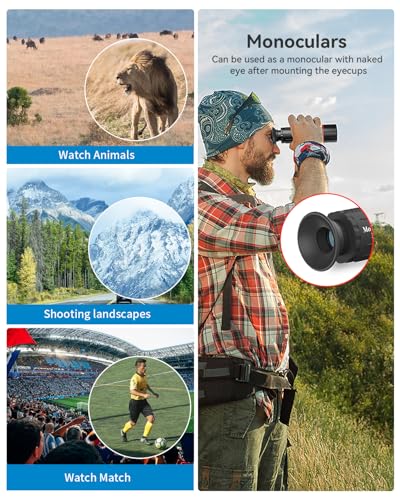 18X Telephoto Lens, Evil eye Hight Power Telephoto Phone Lens with Tripod, Mobile Cell Lens Attachment for Android & iPhone, Samsung and Most Smartphone - Image 3