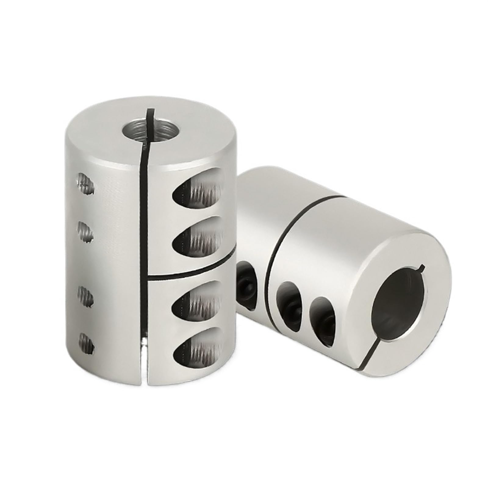 Accouplement de serrage rigide en aluminium Machine D32 L40 8-16mm, Grand Couple, Routeur À Couplage Rigide, Solide, Coupleur D'arbre Manchon Bout, En Alliage D'aluminium(8x14mm)