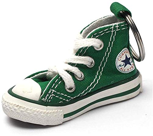 Converse llavero de tenis All Star Chuck Taylor, Verde talla única