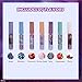 Disney Frozen 7 Piece Plant Based Lip Gloss, Girls Party Favors, First Makeup Set for Girl, Perfect for Parties, Sleepovers, and Birthday Gifts, Ages 3+, by Townley Girl