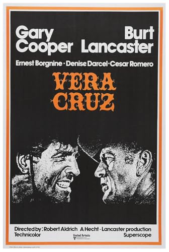 Lost Island Trading Company Vera Cruz 1954 - Charles Bronson - South Africa - Classic Movie Poster-12 x 18 Inches