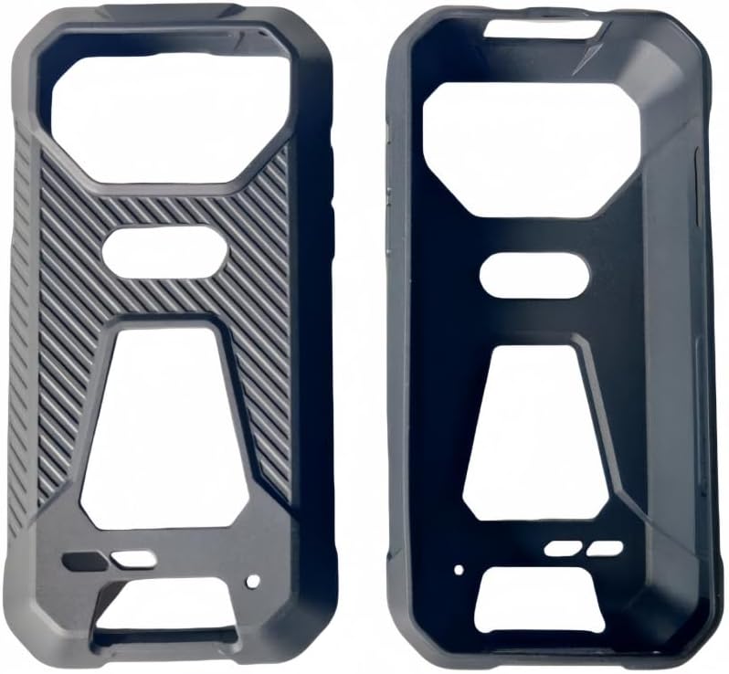 Designed for 8849 Tank Mini (4.30 Inch) Case, Soft TPU Back Cover, Shockproof Protective Phone Case-Black